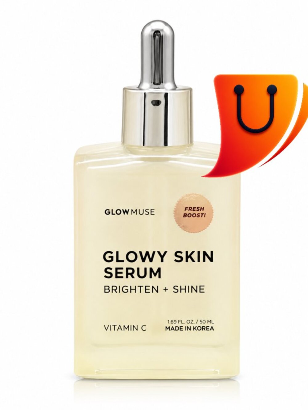 NWT GLOWMUSE Glowy Skin Vitamin C Serum - Made in Korea 1.69 oz